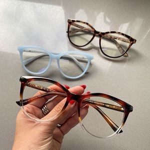 Quay Blue Light cat eye glasses - NEVER WORN